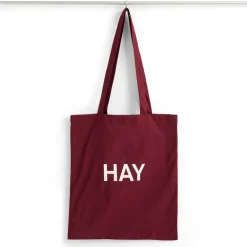 Hay Accessories>Tote Bag Burgundy