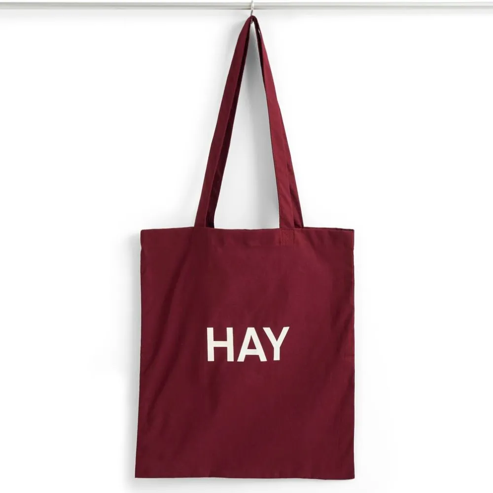 Hay Accessories>Tote Bag Burgundy
