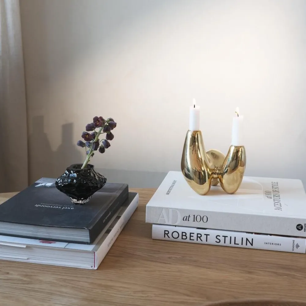 Hein Studio Andet Boligtilbehør|Vaser>Canyon Vase Mini New Smoke
