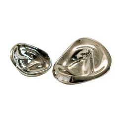 Hein Studio Knager & Greb|Entré>Ripple Knob No. 1 Small Silver