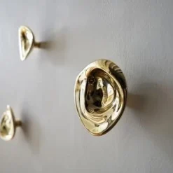 Hein Studio Knager & Greb|Entré>Ripple Knob No. 2 Large Gold