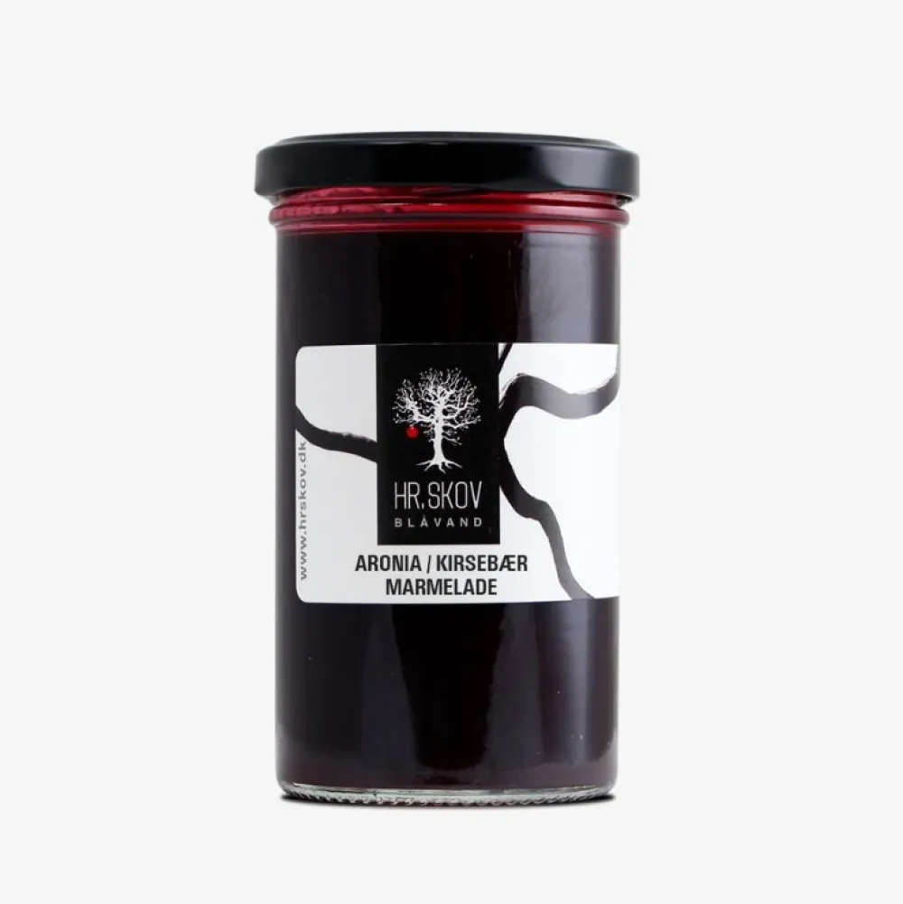 Hr. Skov Delikatesser>Aronia/Kirsebær Marmelade