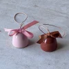 Julie Damhus Studio Juletræspynt|Julepynt>Juleklokke Pink