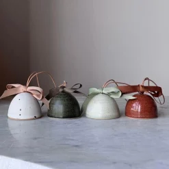 Julie Damhus Studio Juletræspynt|Julepynt>Juleklokke Brændt