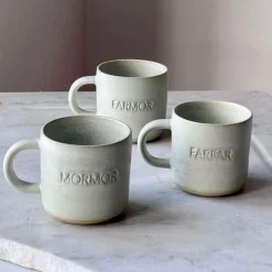 Julie Damhus Studio Keramik & Porcelæn>Oda Farmor Kop Mint
