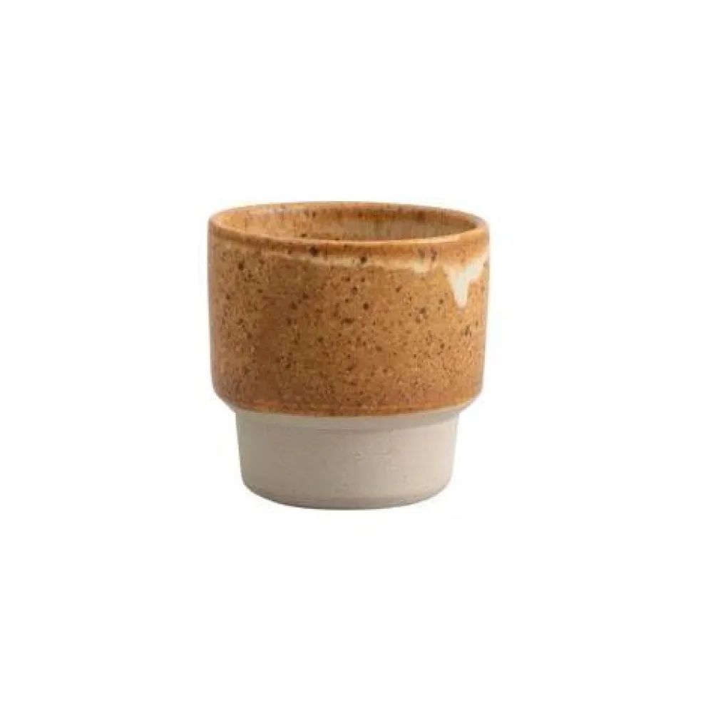 Julie Damhus Studio Keramik & Porcelæn>Oda Æggebæger Brun