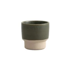 Julie Damhus Studio Keramik & Porcelæn>Oda Æggebæger Grøn