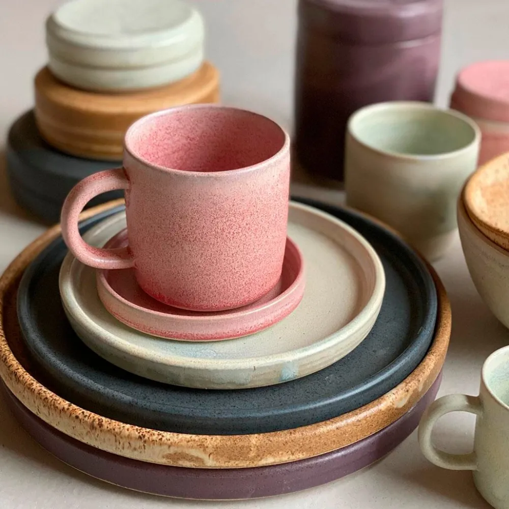 Julie Damhus Studio Køkken|Keramik & Porcelæn>Oda Tallerken Mini Rosa