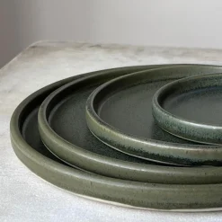 Julie Damhus Studio Køkken|Keramik & Porcelæn>Oda Tallerken Mini Grøn