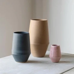Julie Damhus Studio Vaser|Keramik & Porcelæn>Oda Vase Beige Stor