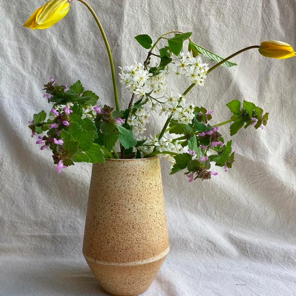 Julie Damhus Studio Andet Boligtilbehør|Vaser>Oda Vase Medium Brun