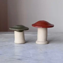 Julie Damhus Studio Julepynt|Juleborddækning>Svamp Brændt (Lille, Mellem, Stor)