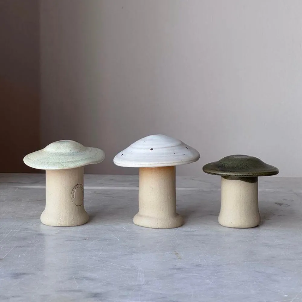 Julie Damhus Studio Julepynt|Juleborddækning>Svamp Grøn (Lille, Mellem, Stor)