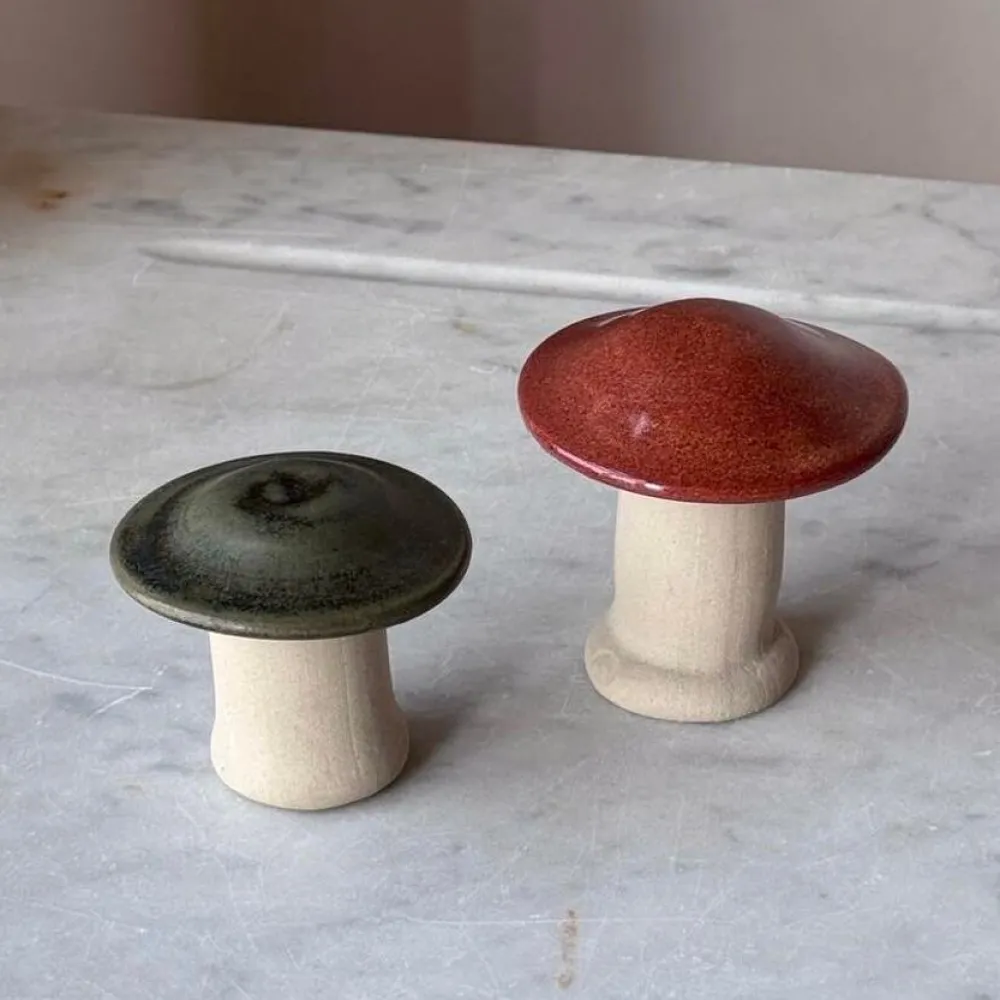 Julie Damhus Studio Julepynt|Juleborddækning>Svamp Grøn (Lille, Mellem, Stor)