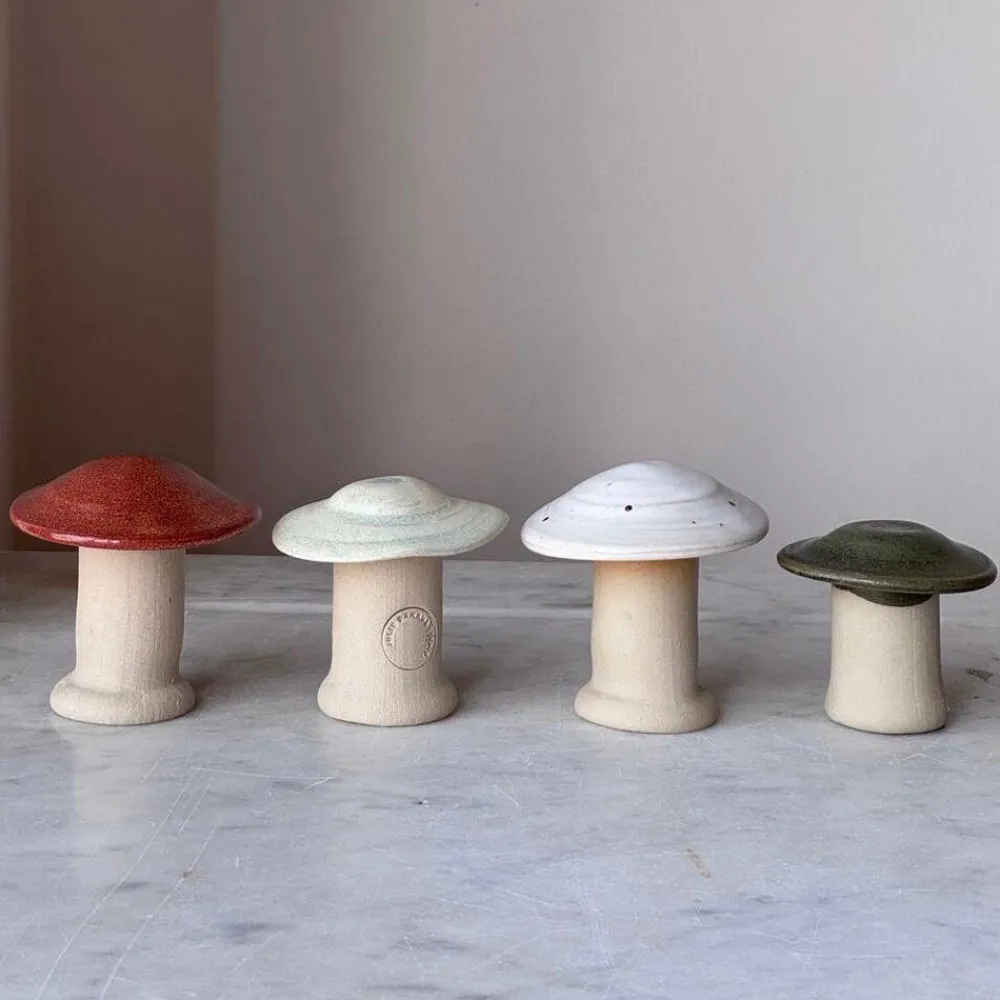 Julie Damhus Studio Julepynt|Juleborddækning>Svamp Grøn (Lille, Mellem, Stor)