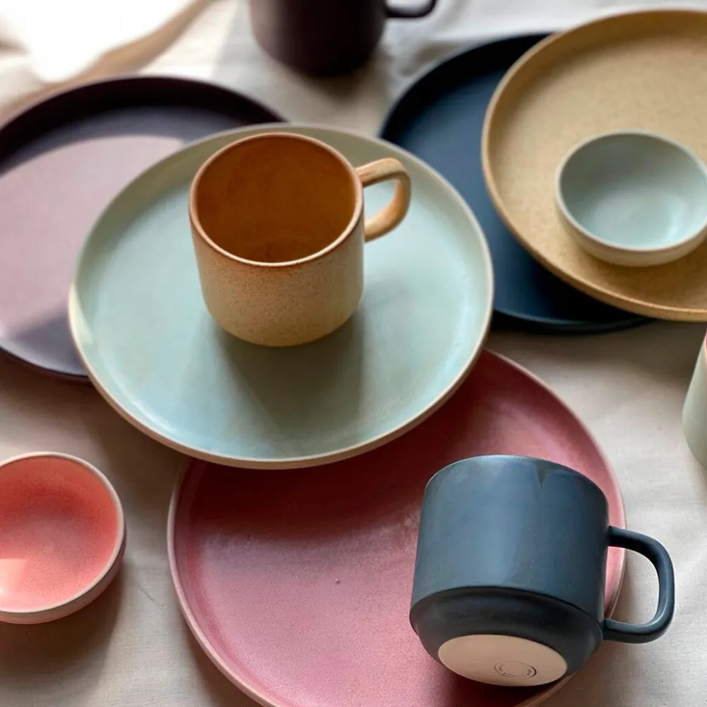 Julie Damhus Studio Køkken|Keramik & Porcelæn>Toto Tallerken Mellem Rosa