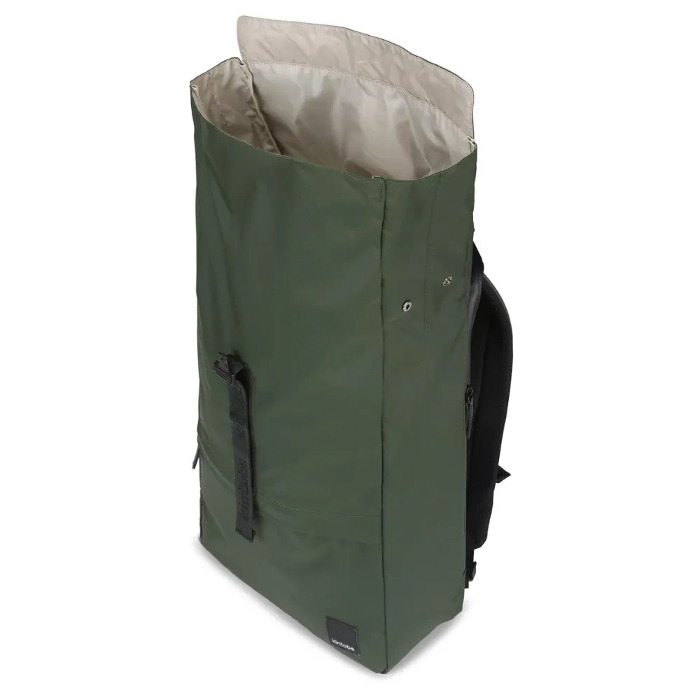 Dame Kintobe Accessories|Accessories>ALVA Roll-Top Bag Dark Green