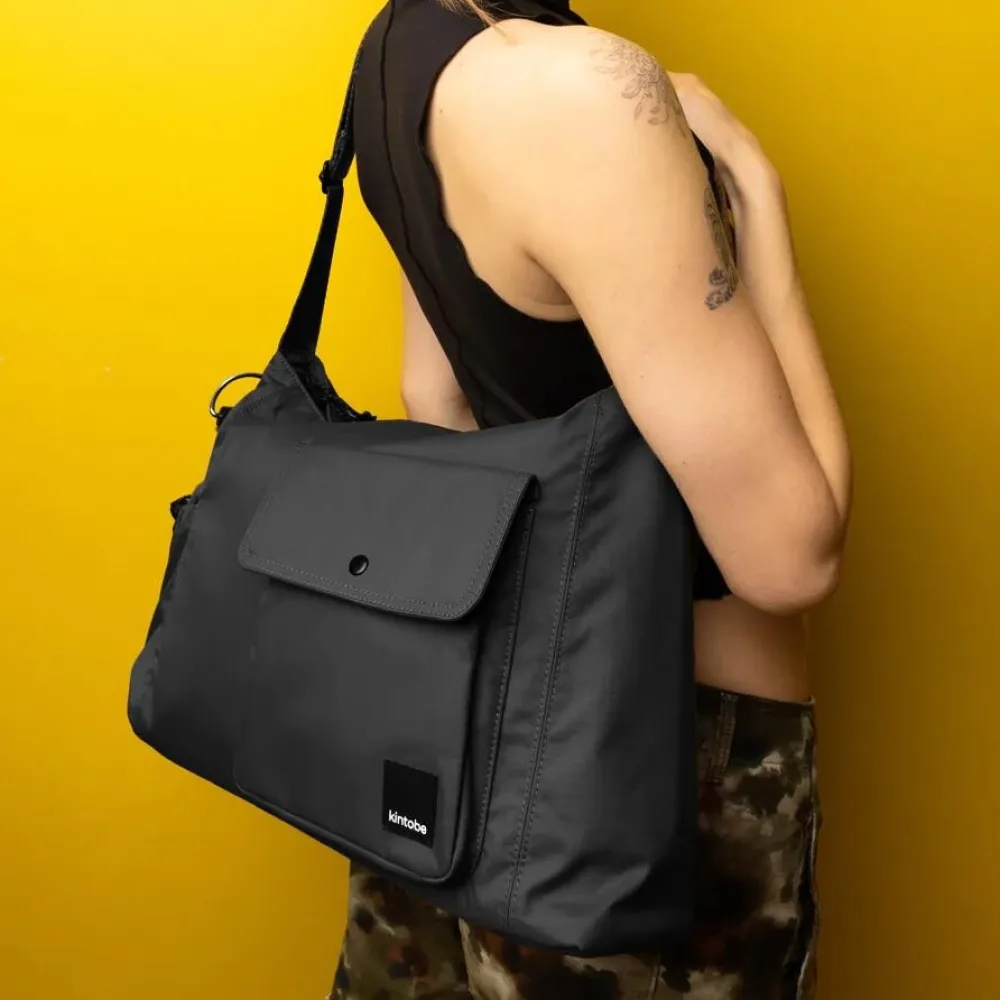 Dame Kintobe Accessories|Accessories>MILO Crossbody Bag Jet Black