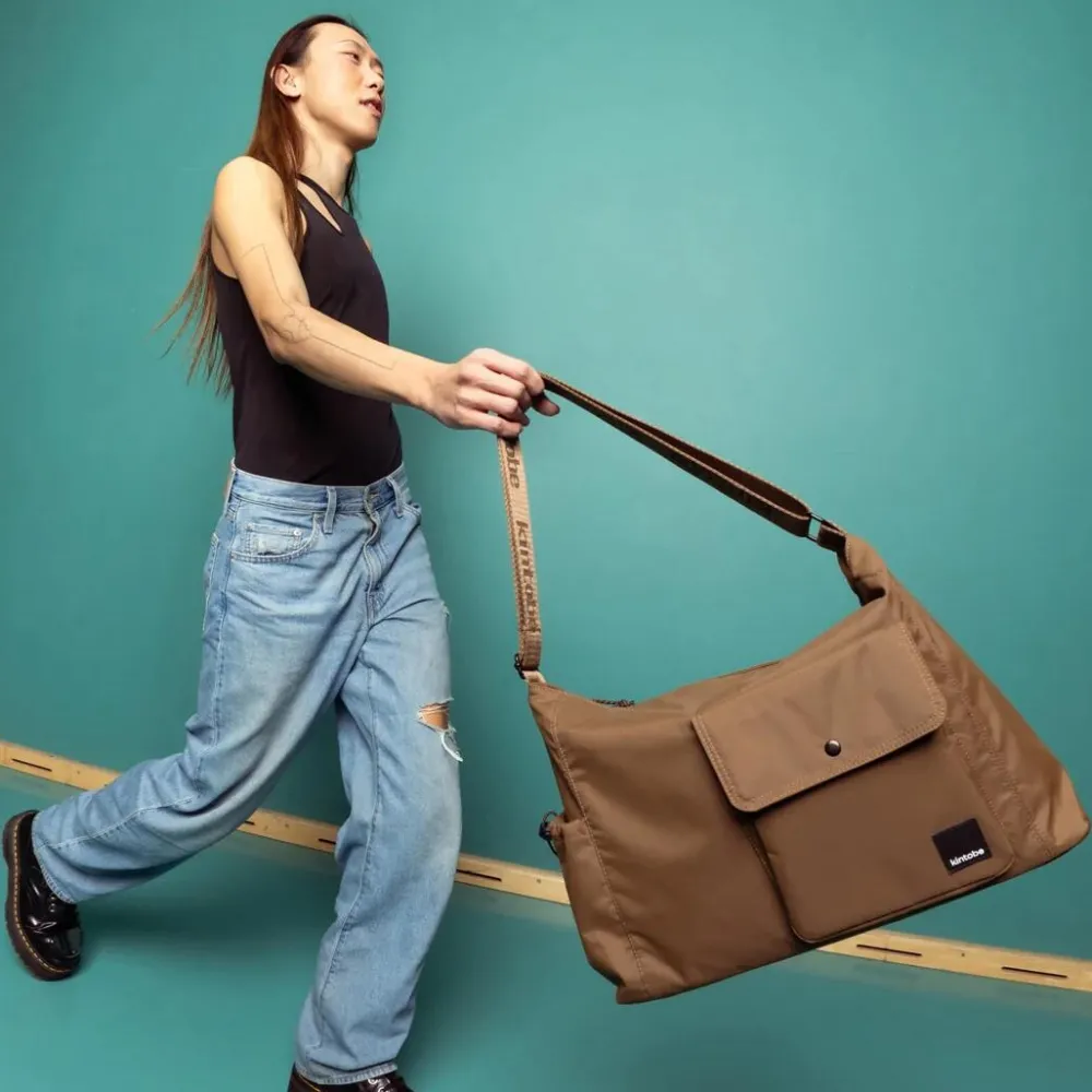 Dame Kintobe Accessories|Accessories>MILO Crossbody Bag Earth Brown