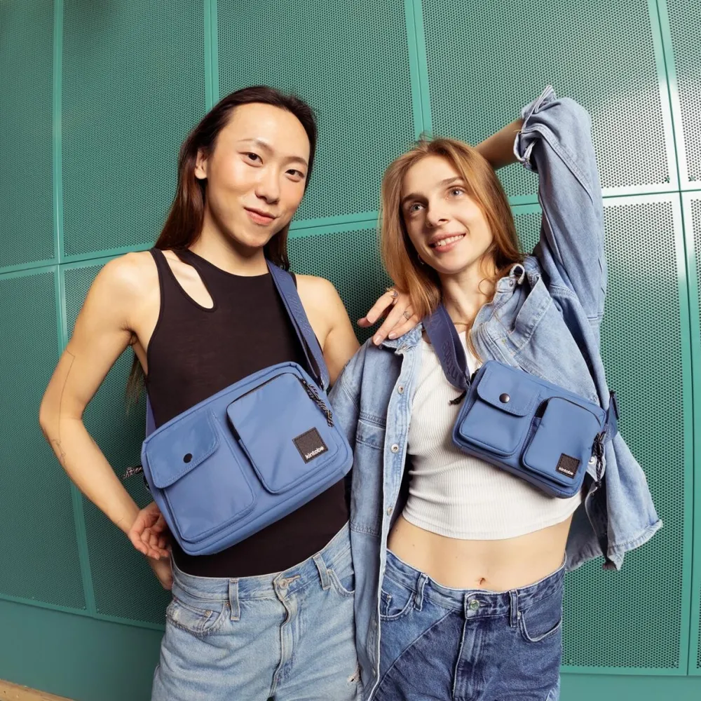 Dame Kintobe Accessories|Accessories>MINI MILES Crossbody Bag Storm Blue