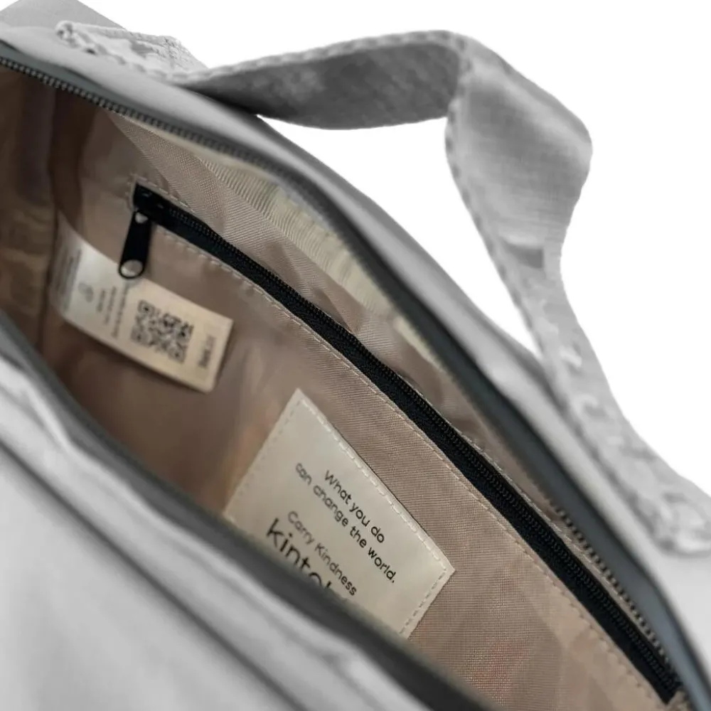 Dame Kintobe Accessories|Accessories>NOAH Messenger Bag Chrome Grey