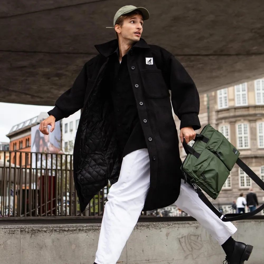 Dame Kintobe Accessories|Accessories>SAGE Messenger Bag Urban Green