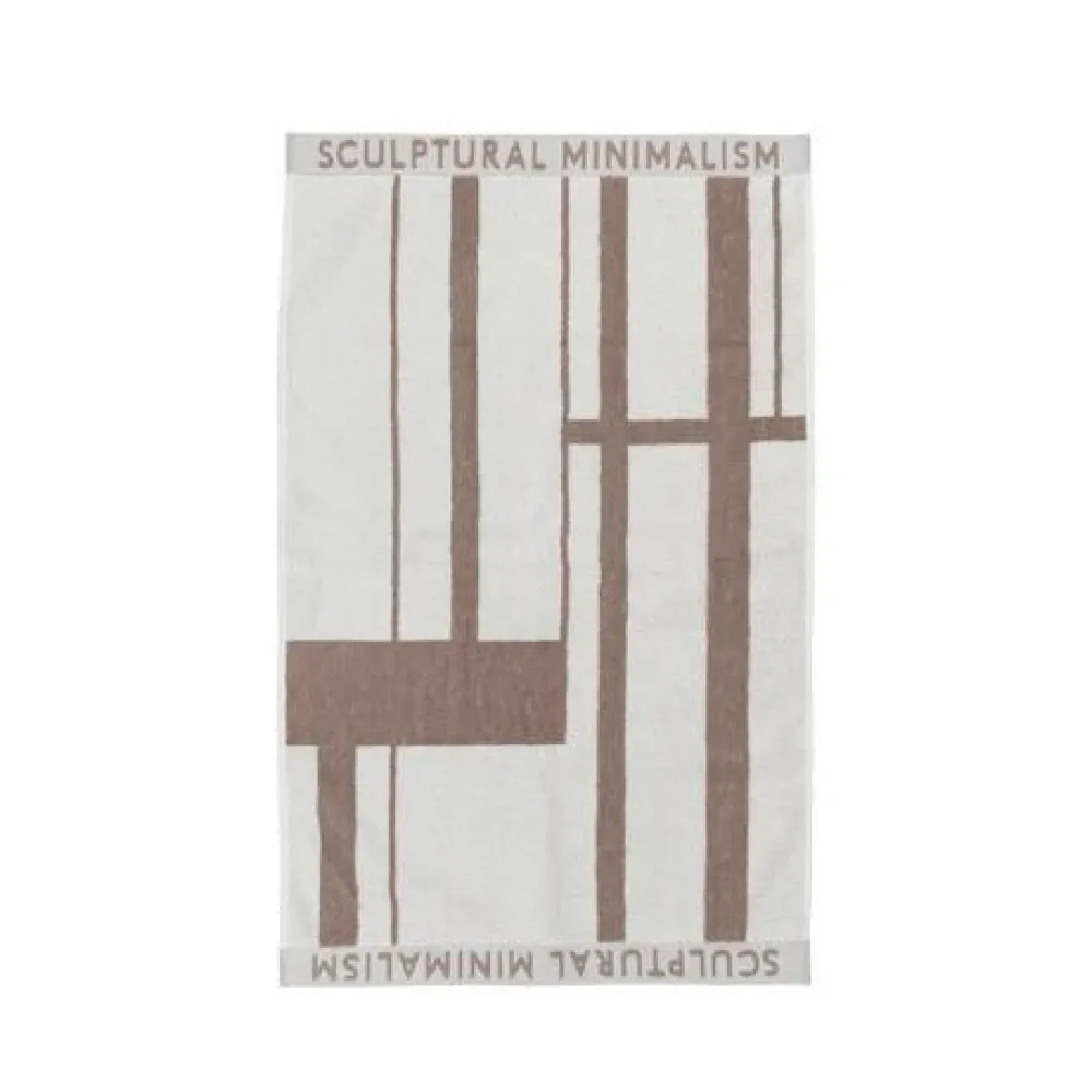 Kristina Dam Studio Badeværelse>Minimal Towel Off White/Beige Small