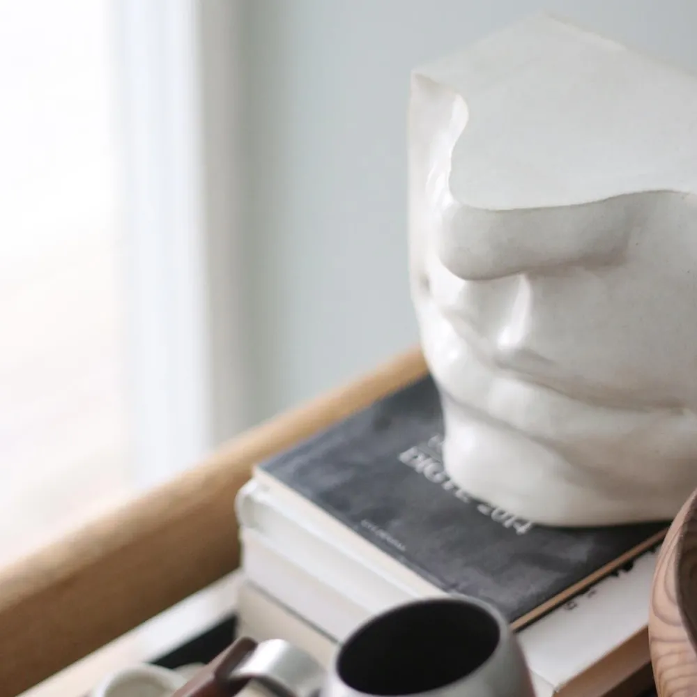 Laoru Laoru Andet Boligtilbehør|Keramik & Porcelæn>Bookend Mouth Antique White