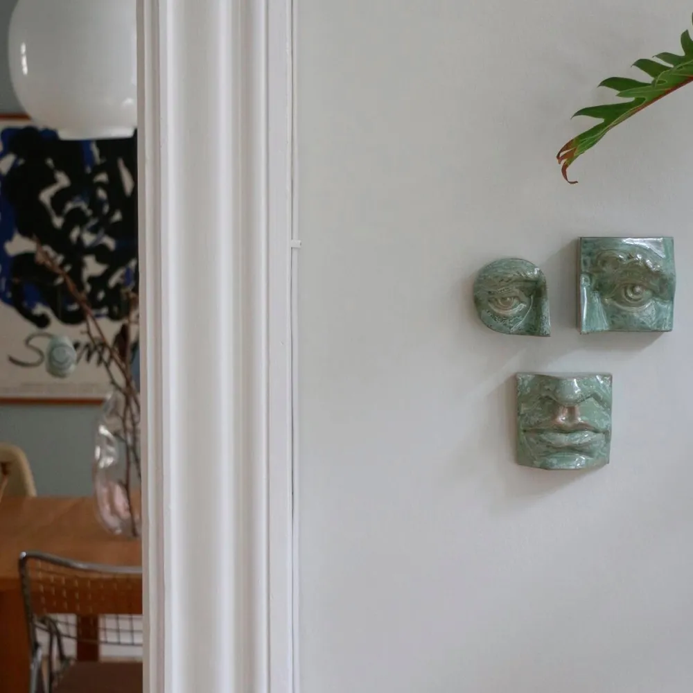 Laoru Laoru Keramik & Porcelæn>Mouth II Relief Crystal Green