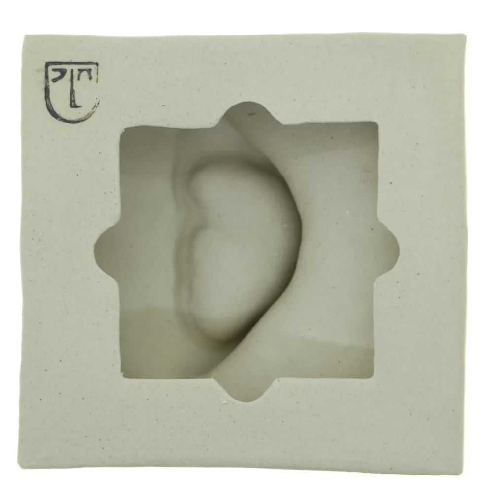 Laoru Laoru Keramik & Porcelæn>Right Ear Relief Antique White