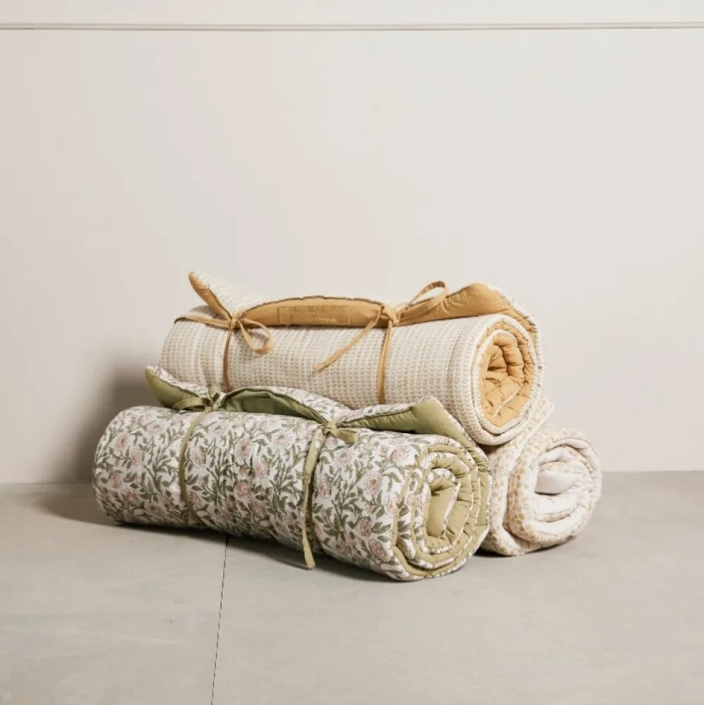 Lene Bjerre Design Udendørs>Ivillia Mattress Ochre/Rose Dust Large