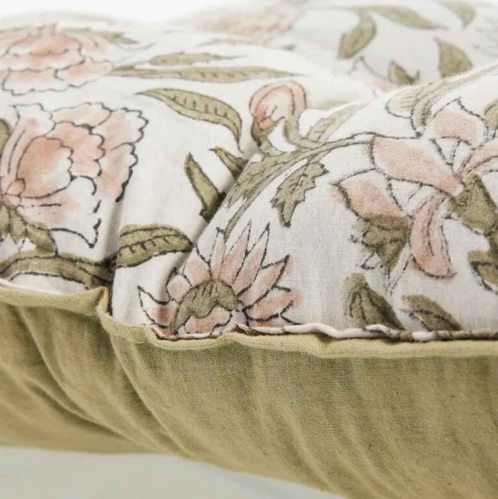Lene Bjerre Design Udendørs>Ivy Mattress Sage Green/Rose Large