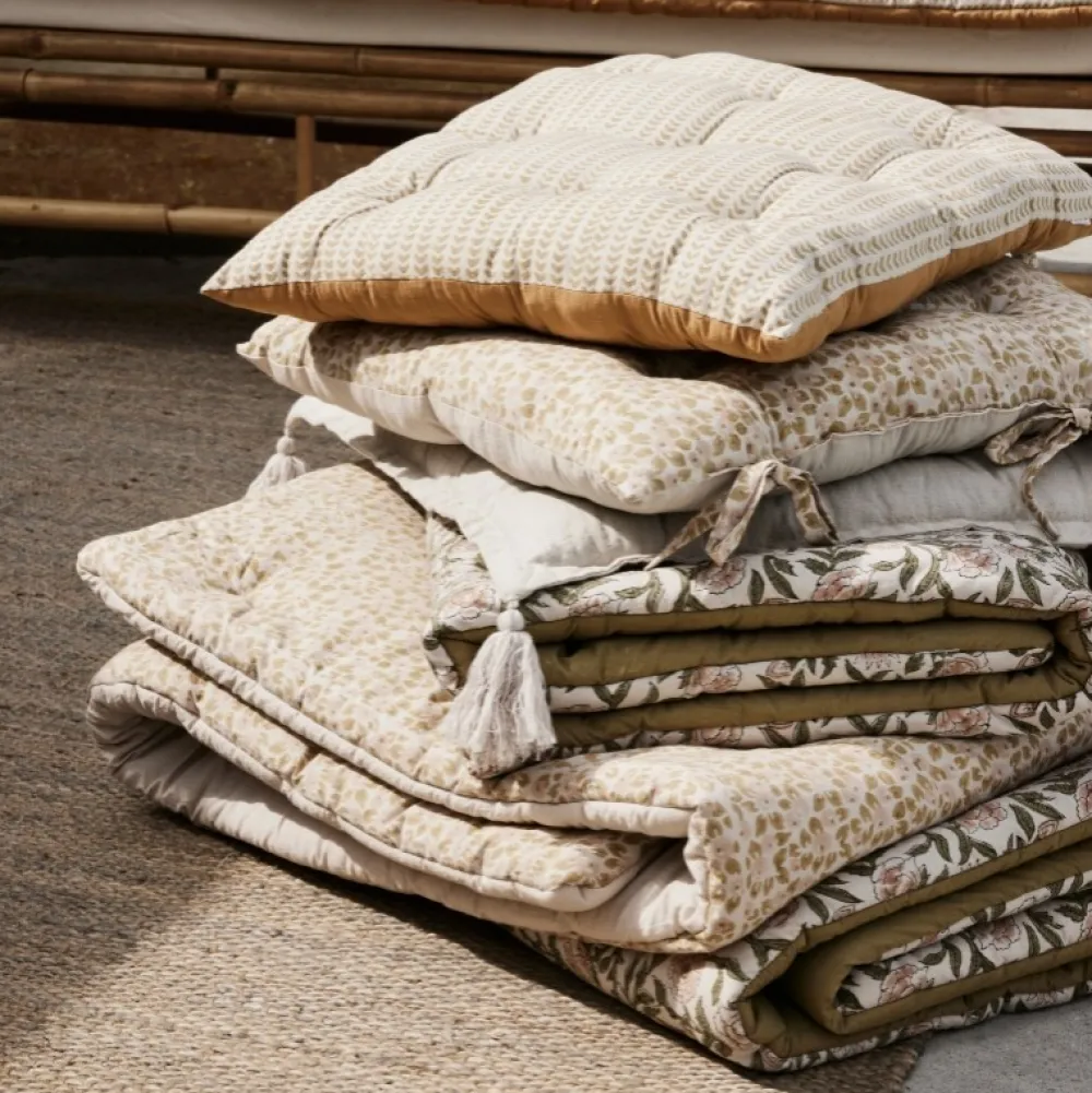 Lene Bjerre Design Udendørs>Ivy Mattress Sage Green/Rose Small