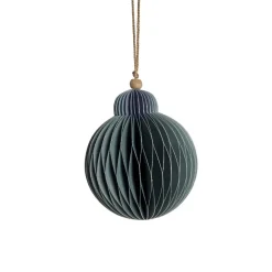 Lene Bjerre Design Juletræspynt|Julepynt>Paline Ornament Green/Silver No. 2
