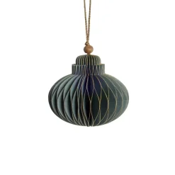 Lene Bjerre Design Juletræspynt|Julepynt>Paline Ornament Green/Silver No. 1