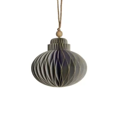 Lene Bjerre Design Juletræspynt|Julepynt>Paline Ornament Light Grey/Silver No. 1