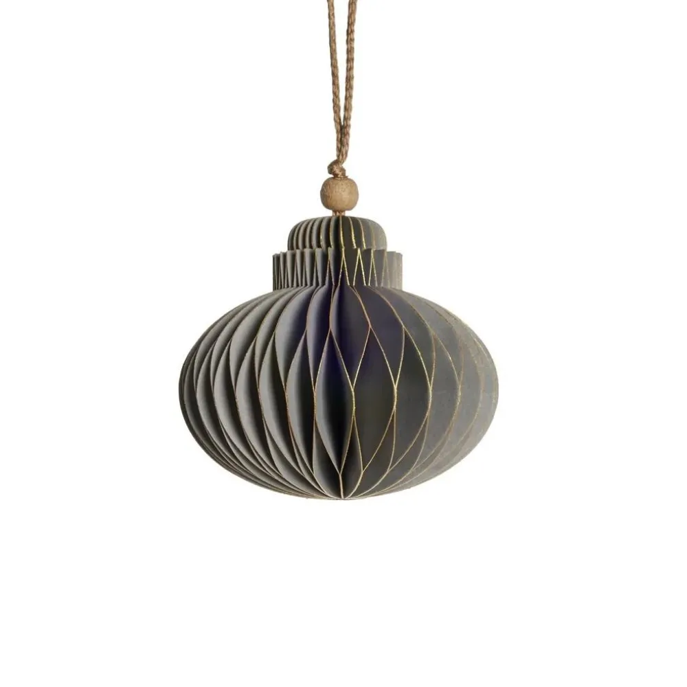 Lene Bjerre Design Juletræspynt|Julepynt>Paline Ornament Light Grey/Silver No. 1
