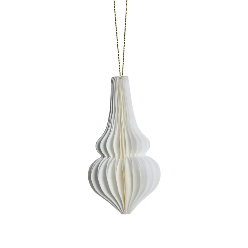 Lene Bjerre Design Juletræspynt|Julepynt>Poelle Ornament Off White No. 2