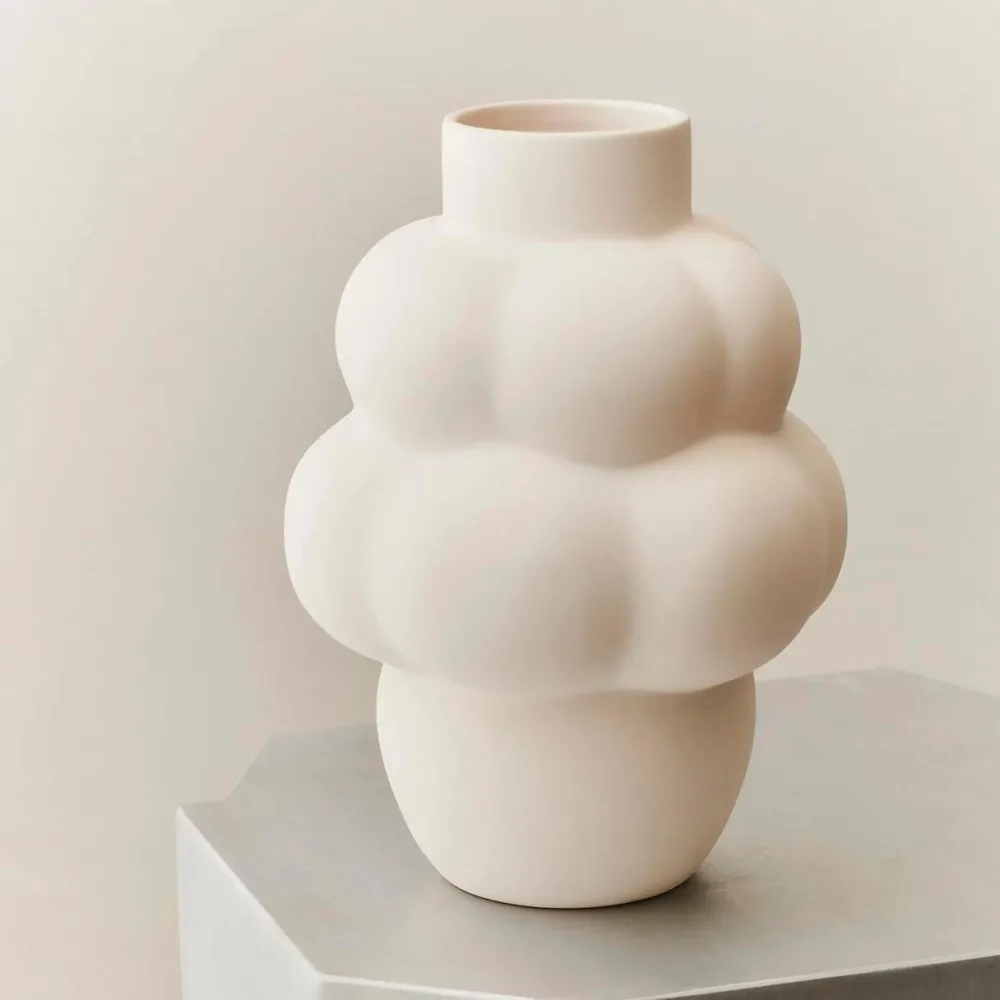 Louise Roe Vaser|Keramik & Porcelæn>Balloon Vase 04 Ceramic Raw White