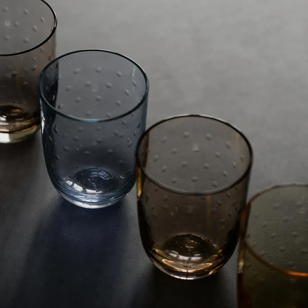 Louise Roe Køkken>Crystal Soda Glass Smoke