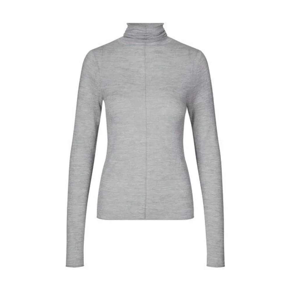 Dame Lovechild 1979 Overdele>Tove Turtleneck Grey Melange