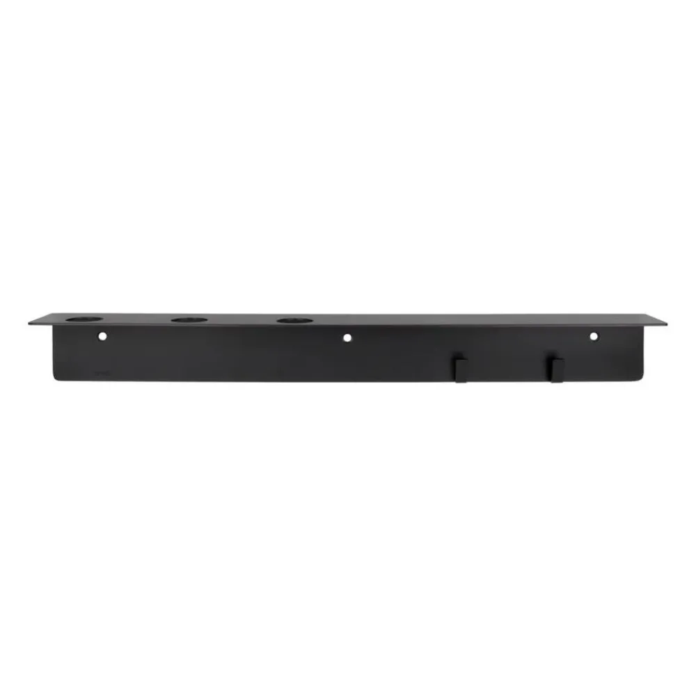 Meraki Knager & Greb>Bottle Hanger With Hooks Brushed Black