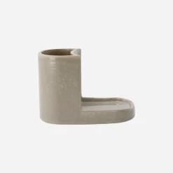 Meraki Køkken>Brush & Soap Holder Datura Shellish Grey Small