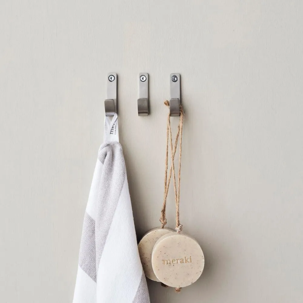 Meraki Knager & Greb>Hooks Thapsus Brushed Silver