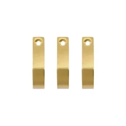Meraki Knager & Greb>Hooks Thapsus Brushed Brass