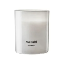 Meraki Duftlys & Diffusere|Badeværelse>Scented Candle White Garden Small