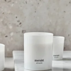 Meraki Duftlys & Diffusere|Badeværelse>Scented Candle White Garden Small