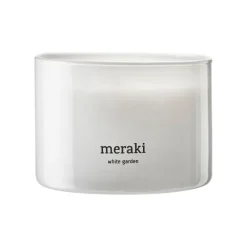 Meraki Duftlys & Diffusere|Badeværelse>Scented Candle White Garden Large