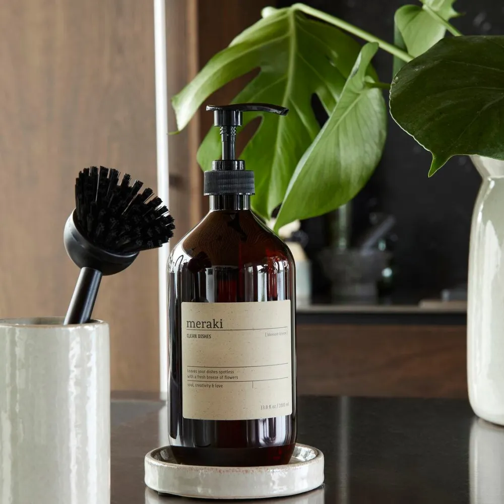 Meraki Køkken>Soap Dish Datura Shellish Grey