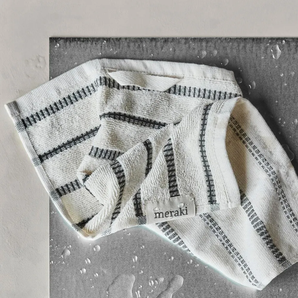 Meraki Badeværelse>Wash Cloths True Off-White/Black